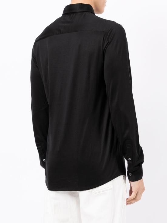 Emporio Armani EMPORIO ARMANI Men Long Tops 8N1CG1 1JUVZ0999 Black Size US XL / EU 56 / 4 - 2 Thumbnail