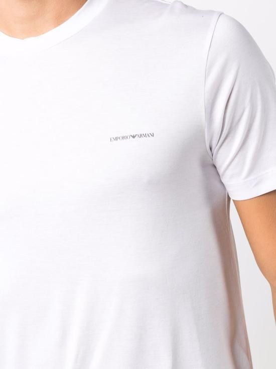 Emporio Armani EMPORIO ARMANI Men T-Shirts 8N1TD8 1JUVZ0100 White Size US XL / EU 56 / 4 - 3 Thumbnail