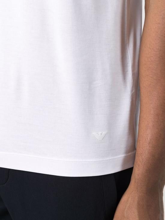 Emporio Armani EMPORIO ARMANI Men T-Shirts 8N1TE8 1JUVZ0100 White Size US XL / EU 56 / 4 - 3 Thumbnail