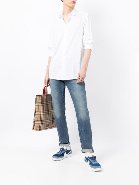 Emporio Armani EMPORIO ARMANI Men Long Tops 8N1CG1 1JUVZ0100 White Size US XL / EU 56 / 4 - 3 Thumbnail