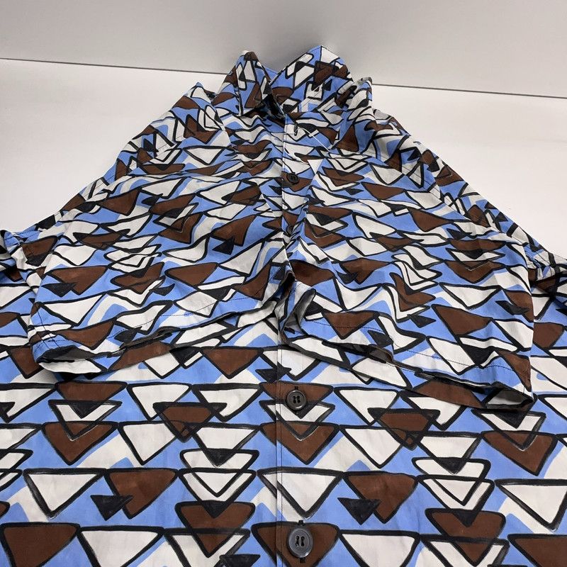 Prada Prada SS23 Patterned Short Sleeve Shirt Size US XL / EU 56 / 4 - 9 Thumbnail