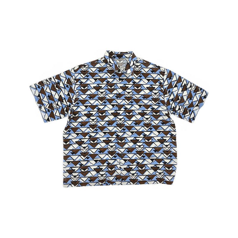 Prada Prada SS23 Patterned Short Sleeve Shirt Size US XL / EU 56 / 4 - 2 Thumbnail