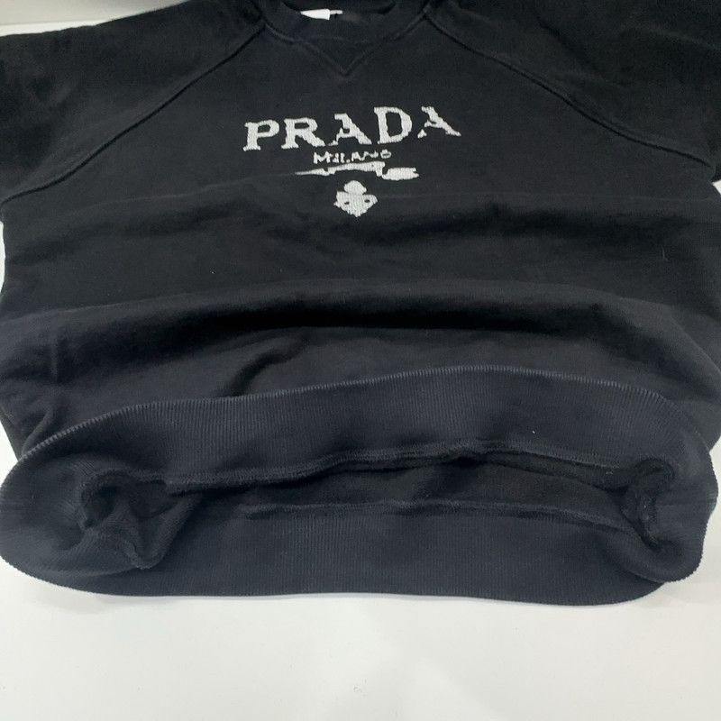 Prada Prada Black Logo Knit Long Sleeve Sweatshirt Size US S / EU 44-46 / 1 - 5 Thumbnail
