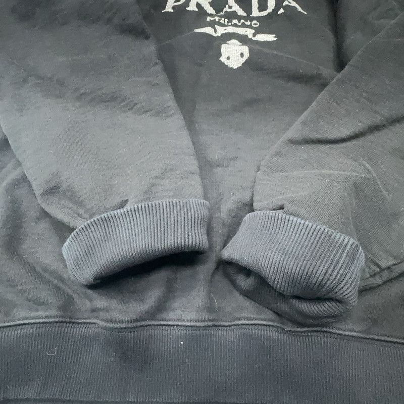 Prada Prada Black Logo Knit Long Sleeve Sweatshirt Size US S / EU 44-46 / 1 - 7 Thumbnail