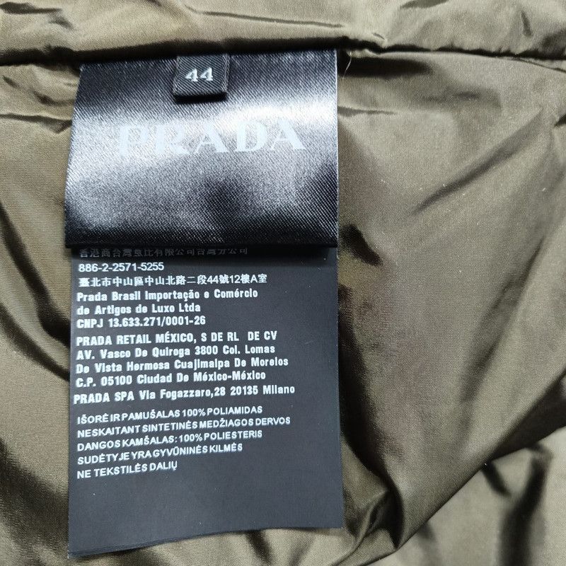 Prada Prada Hooded Zip Jacket in Dark Green Size US S / EU 44-46 / 1 - 2 Thumbnail