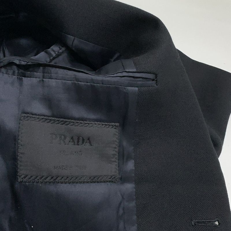 Prada Classic Black Wool Suit Jacket