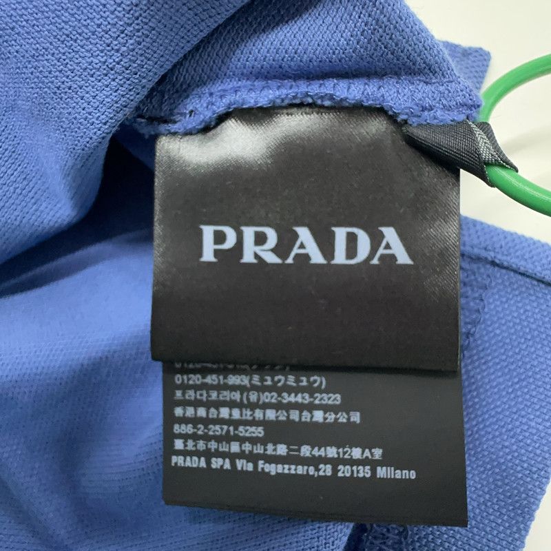 Prada Prada Logo Stripe Short Sleeve Polo Shirt Size US S / EU 44-46 / 1 - 6 Thumbnail