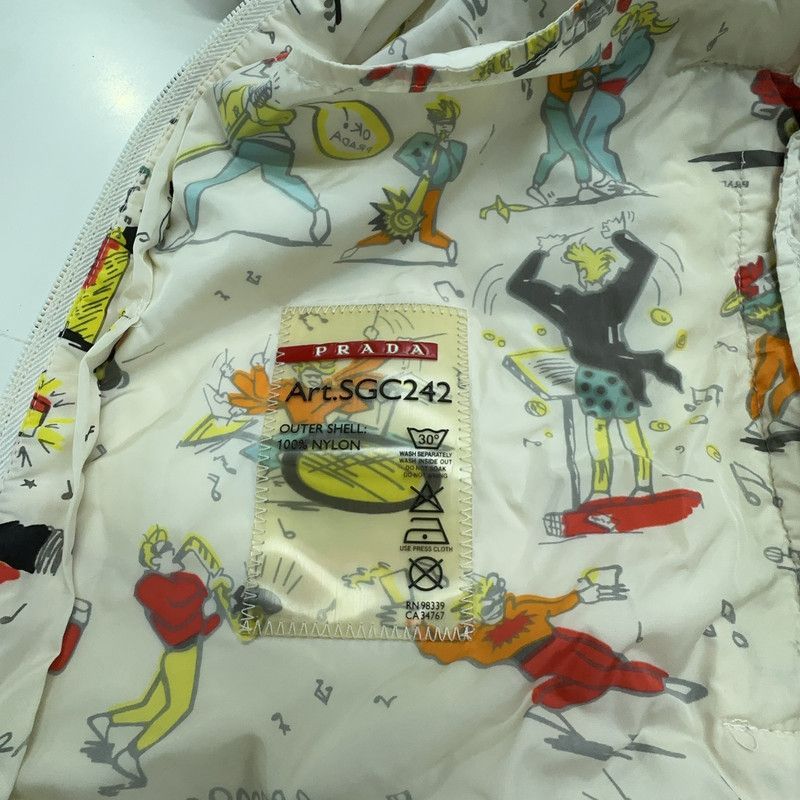 Prada Prada Printed Hooded Casual Jacket Size US S / EU 44-46 / 1 - 7 Thumbnail