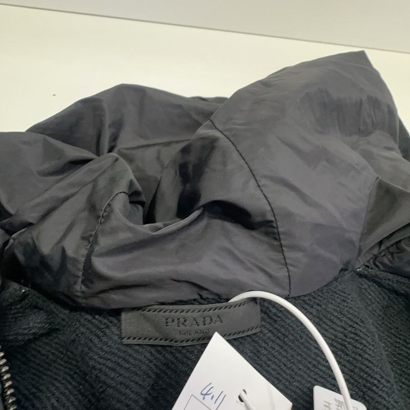 Prada Prada Spliced Hem Zipper Hooded Jacket Size US L / EU 52-54 / 3 - 3 Thumbnail