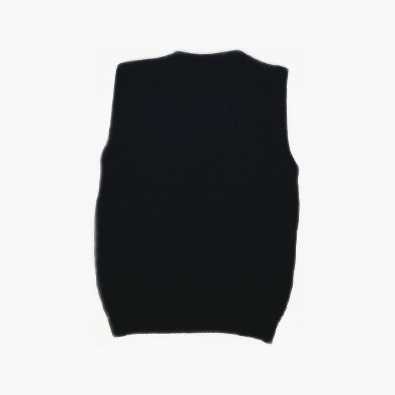 Prada Prada Black V-Neck Wool Vest Size US S / EU 44-46 / 1 - 4 Thumbnail