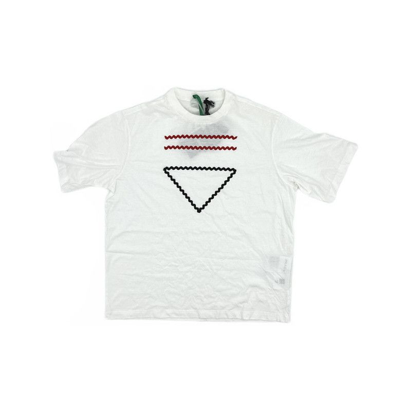 Prada Prada SS23 Casual T-shirt with Triangle Design Size US S / EU 44-46 / 1 - 4 Thumbnail