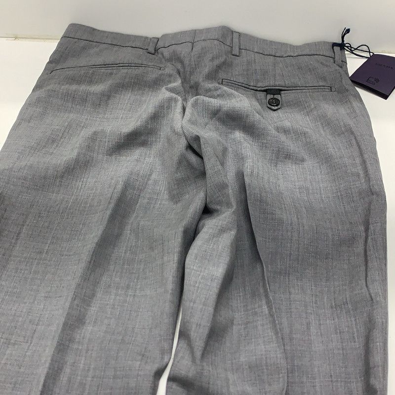Prada Prada SS23 Gray High-Waisted Trousers Size US 44 / EU 60 - 2 Thumbnail
