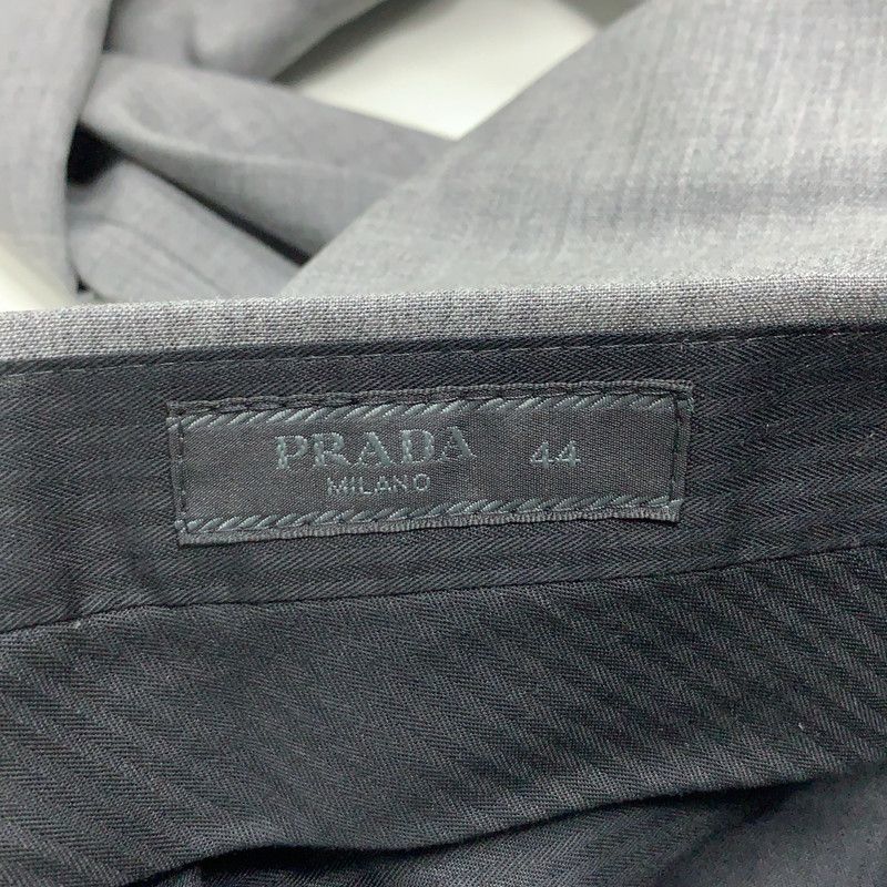 Prada Prada SS23 Gray High-Waisted Trousers Size US 44 / EU 60 - 6 Thumbnail