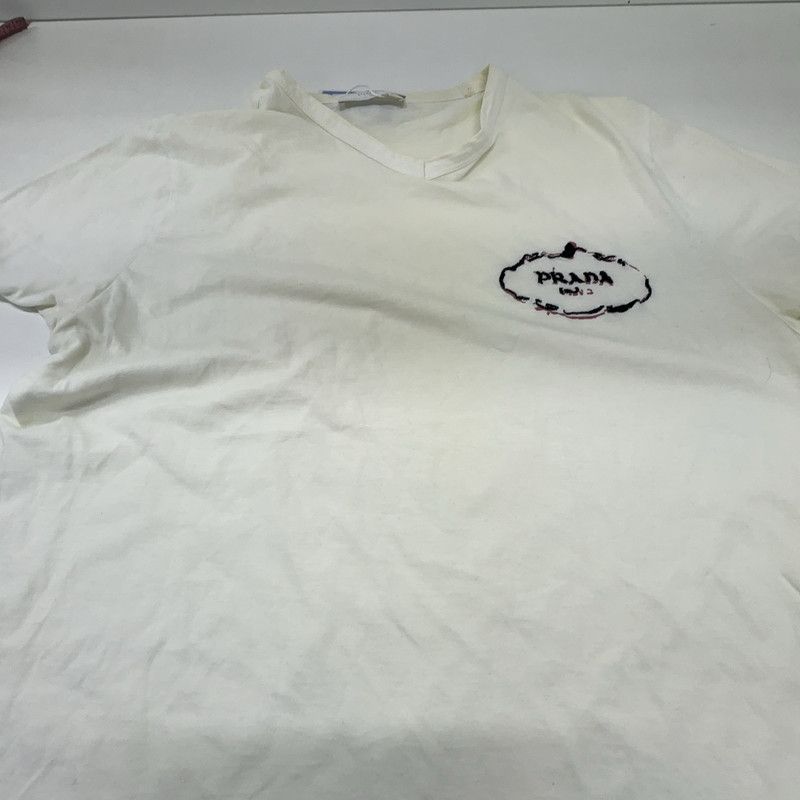 Prada Prada Logo Print Short Sleeve T-Shirt Size US M / EU 48-50 / 2 - 4 Thumbnail