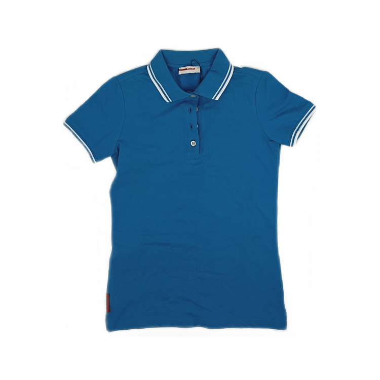 Prada Prada Casual Simple Short Sleeve Polo Shirt Size US XS / EU 42 / 0 - 6 Thumbnail