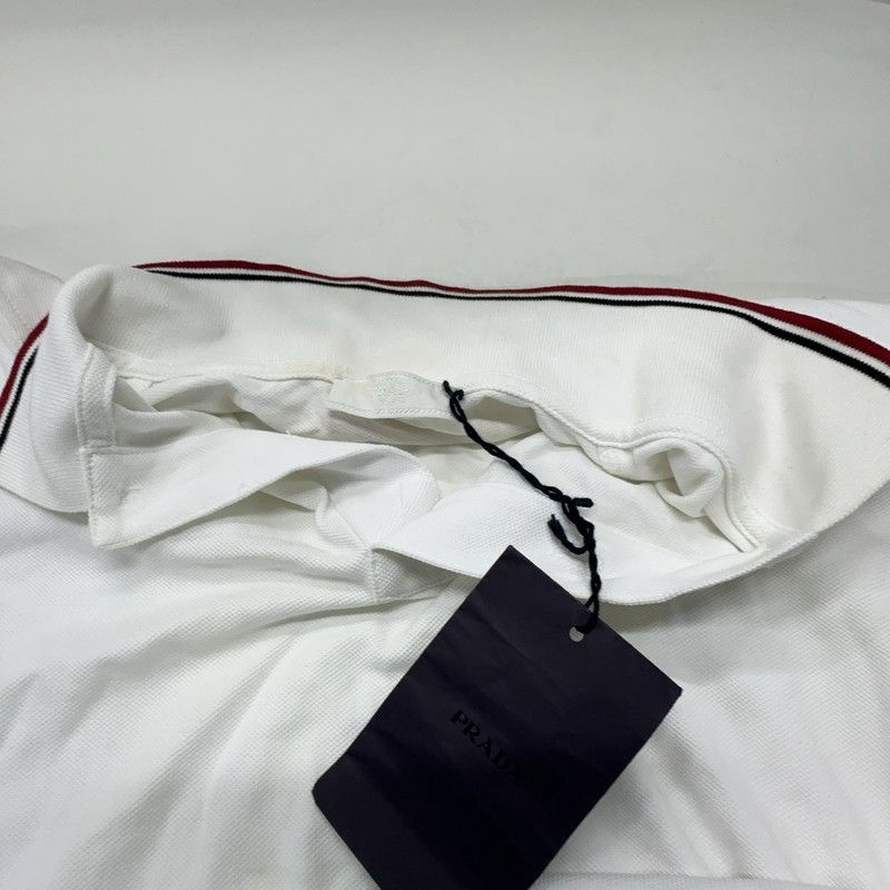 Prada Prada Striped Letter Short Sleeve Polo Size US M / EU 48-50 / 2 - 2 Thumbnail