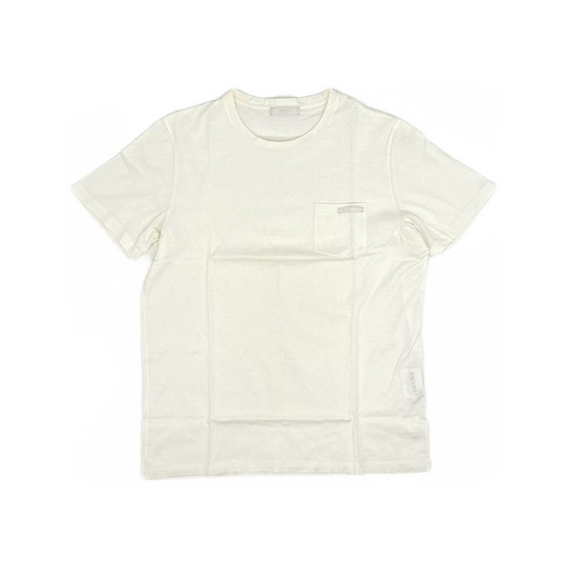 Prada Prada Logo Pocket Cotton T-Shirt Size US M / EU 48-50 / 2 - 8 Thumbnail