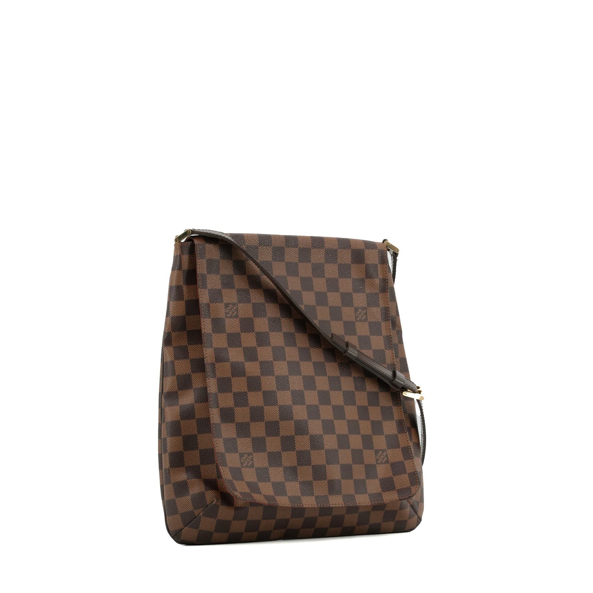 Louis Vuitton LOUIS VUITTON - Louis Vuitton Musette Salsa shoulder bag in ebony checkerboard coated canvas Size ONE SIZE - 2 Thumbnail