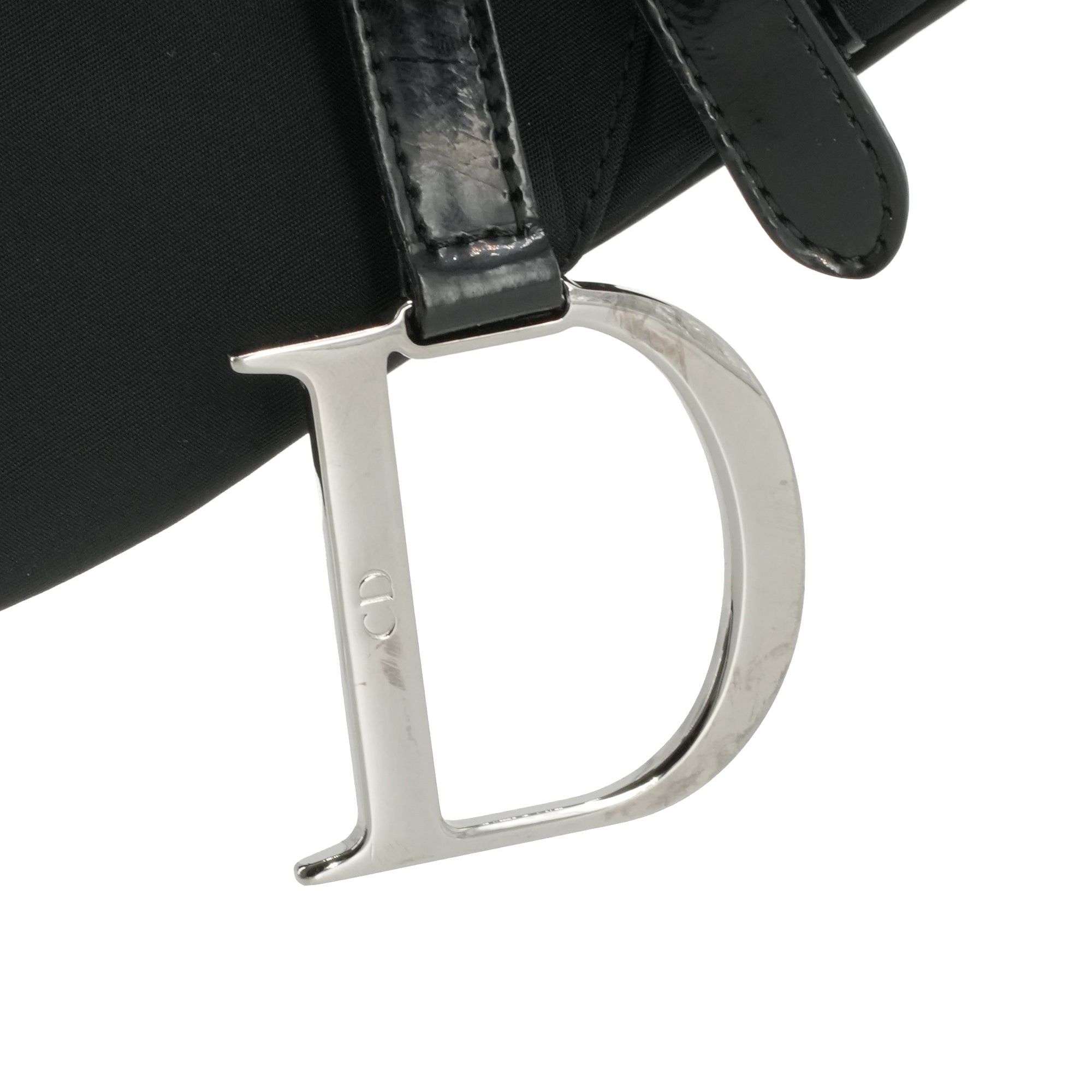 Dior DIOR - Dior Saddle handbag in vintage black canvas Size ONE SIZE - 6 Thumbnail