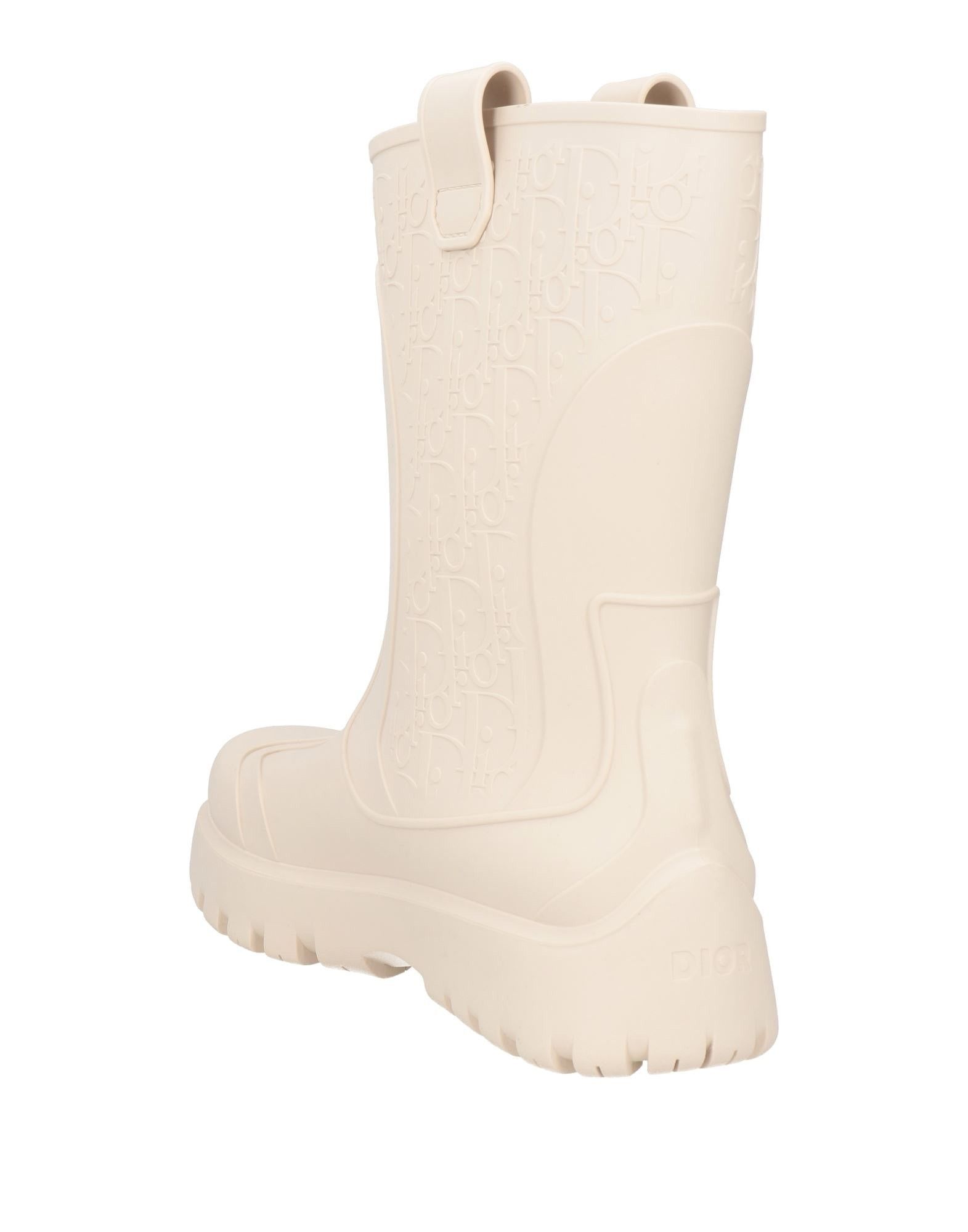 Dior Dior garden rain boot beige Size US 11 / EU 44 - 3 Thumbnail