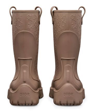 Dior Dior garden rain boot brown Size US 9 / EU 42 - 3 Thumbnail