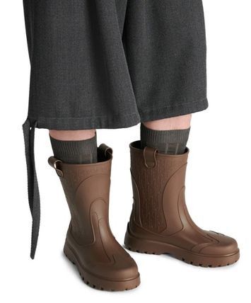 Dior Dior garden rain boot brown Size US 13 / EU 46 - 4 Thumbnail