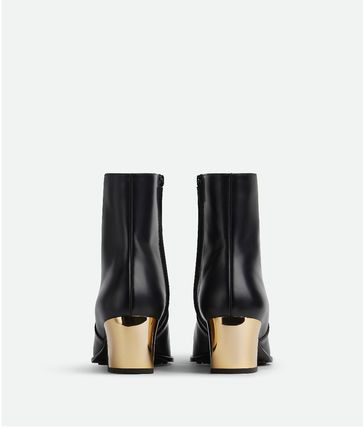 Bottega Veneta LEATHER TOKYO WESTERN BOOTIES WITH METAL HEEL 5CM Size US 9.5 / IT 39.5 - 3 Thumbnail