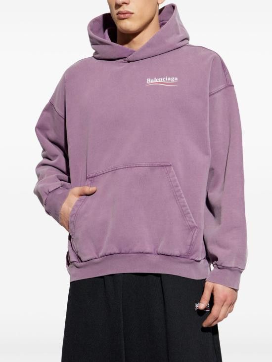 Balenciaga BALENCIAGA Men Hoodies 767877 TQVN63569 Purple Size US L / EU 52-54 / 3 - 5 Thumbnail