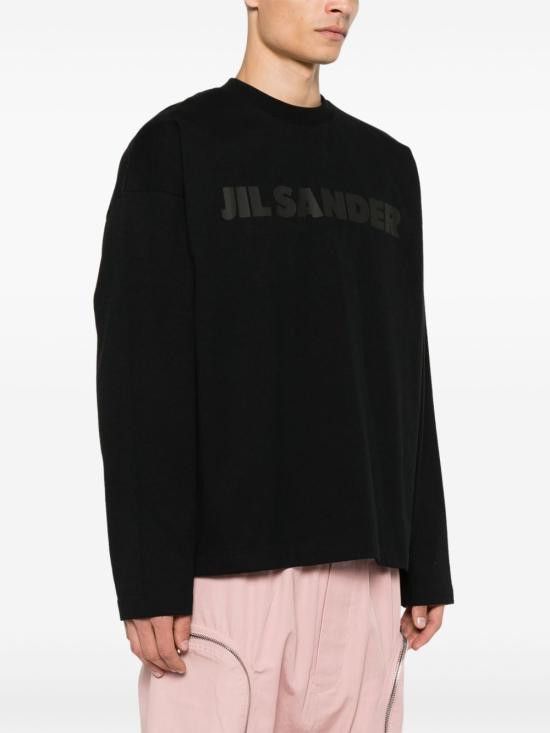 Jil Sander JIL SANDER Men T-Shirts J21GC0167 J20243001 Black Size US L / EU 52-54 / 3 - 2 Thumbnail