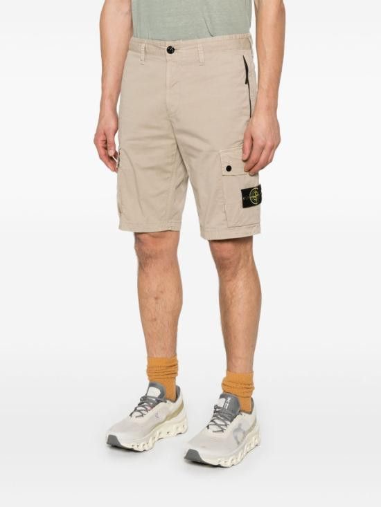 Stone Island STONE ISLAND Men Shorts L100011S0010 V009A Beige Size US 31 - 3 Thumbnail