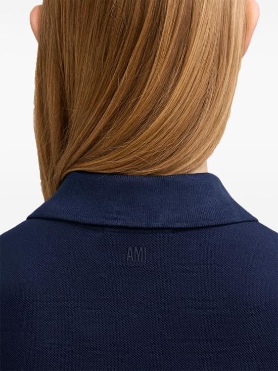 AMI AMI Men Polo Shirts BFUPL001 760430 Blue Size US S / EU 44-46 / 1 - 7 Thumbnail