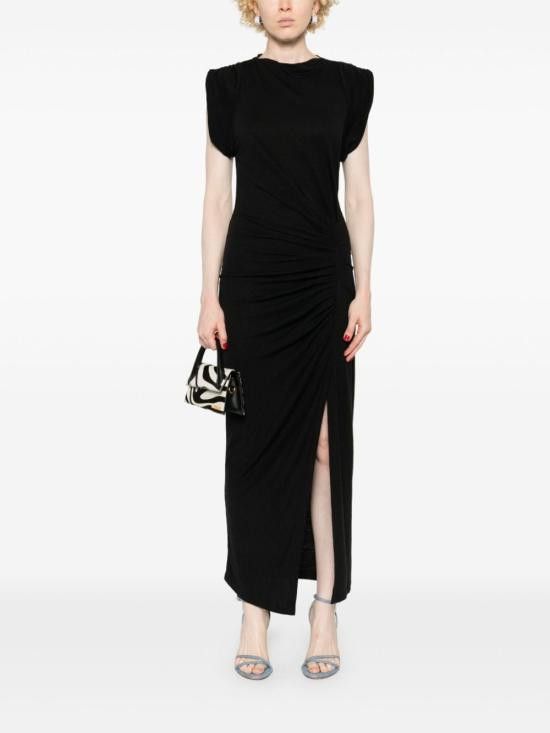 Isabel Marant Etoile ISABEL MARANT ETOILE Women Long Skirts RO0562FA B3K02E 01BK Black Size XS / US 0-2 / IT 36-38 - 2 Thumbnail