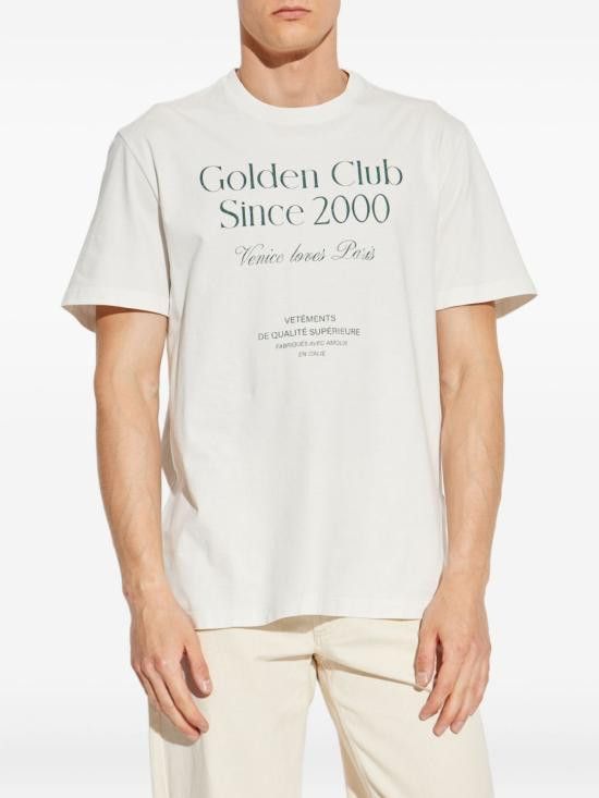 Golden Goose GOLDEN GOOSE Men T-Shirts GMP01220 P00225411616 White Size US L / EU 52-54 / 3 - 4 Thumbnail