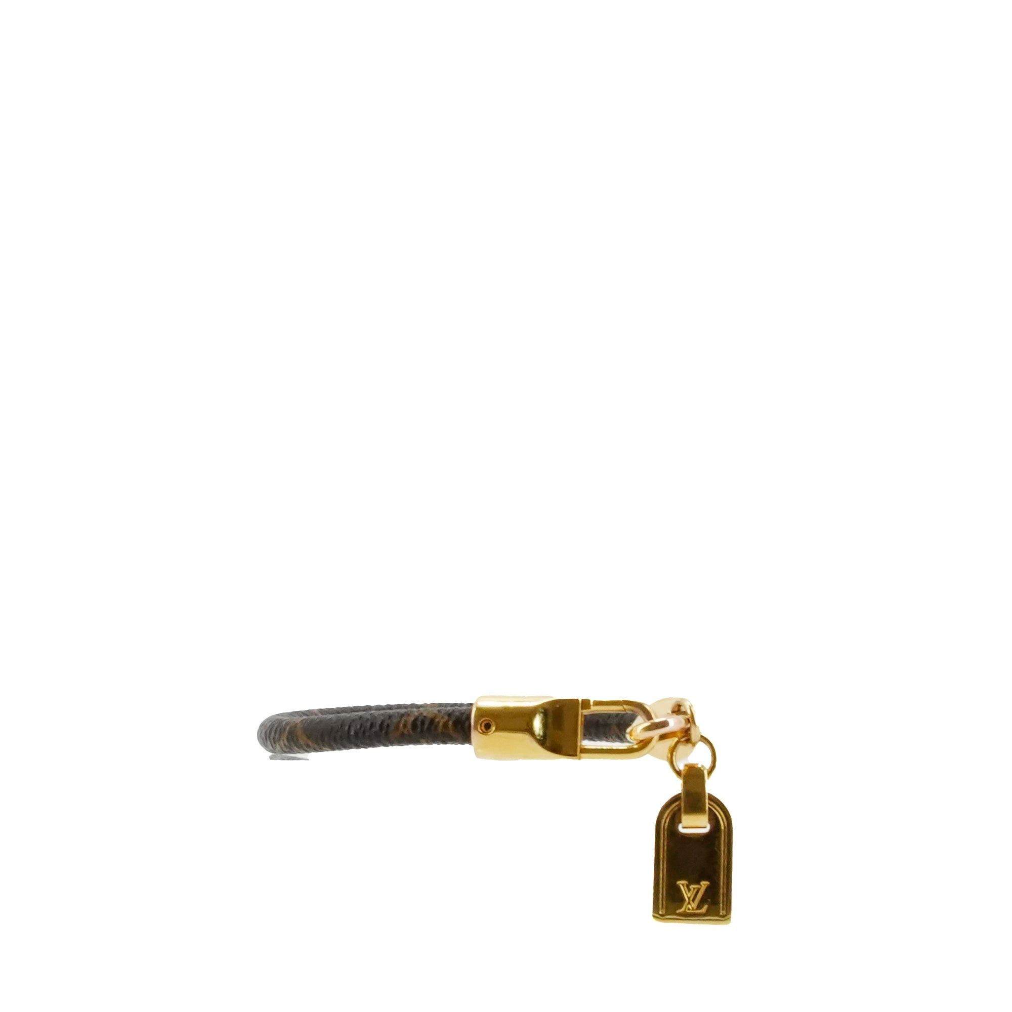 Louis Vuitton LOUIS VUITTON - Louis Vuitton Crazy In Lock Charm Bracelet in Monogrammed Canvas (T17) Size ONE SIZE - 2 Thumbnail
