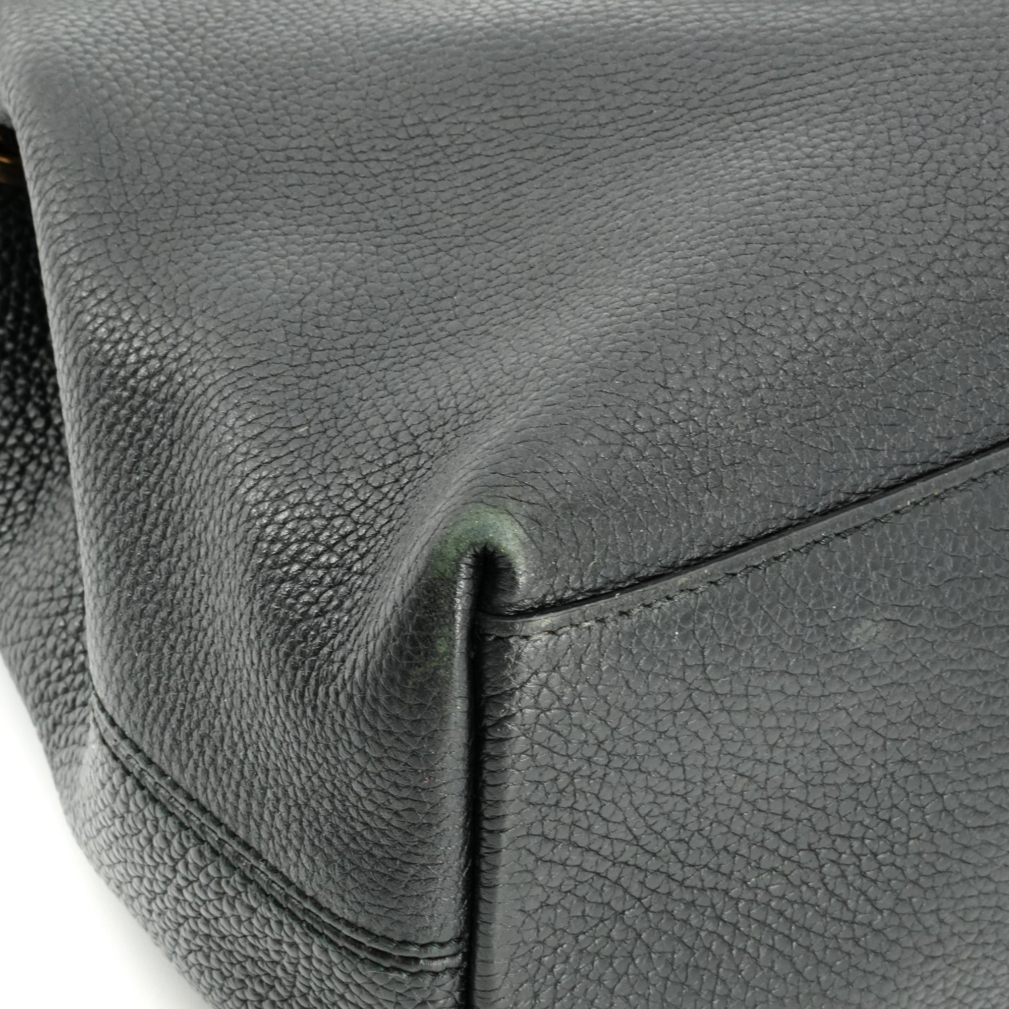Gucci GUCCI - Gucci Soho tote bag in black grained leather Size ONE SIZE - 6 Thumbnail