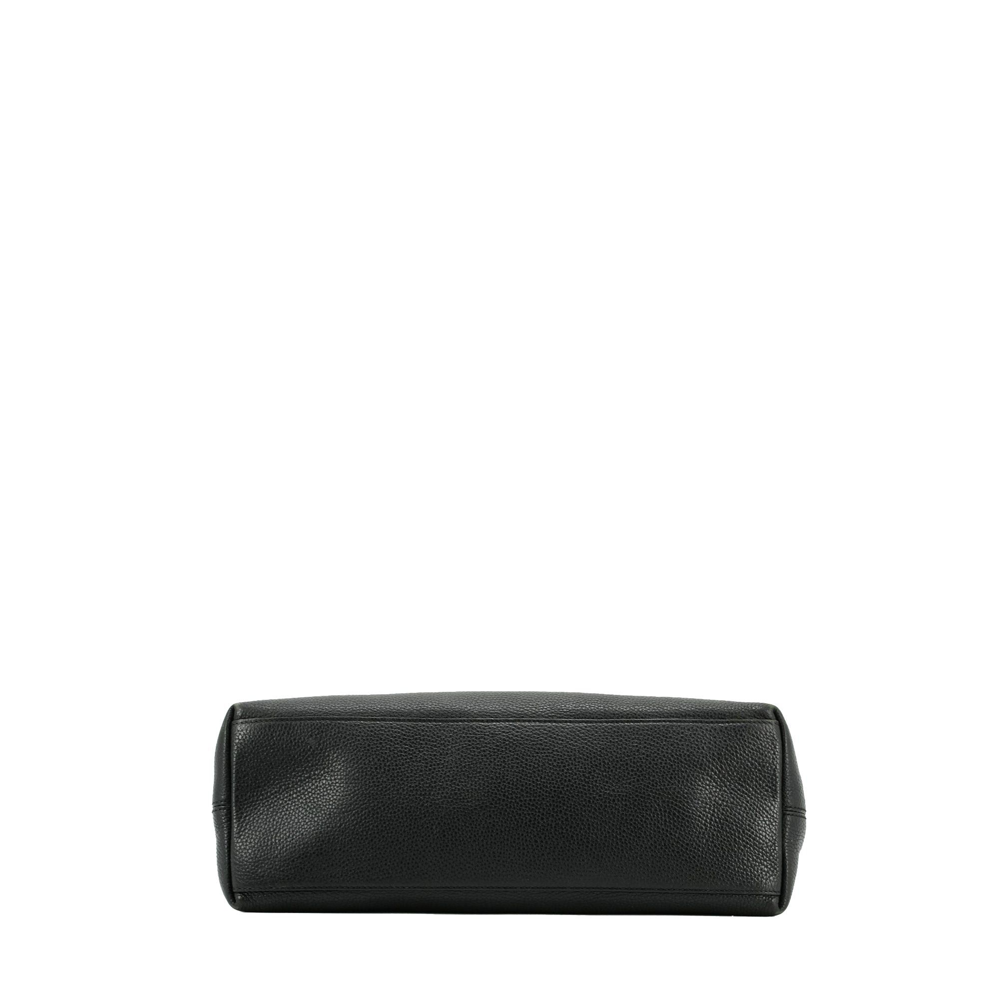 Gucci GUCCI - Gucci Soho tote bag in black grained leather Size ONE SIZE - 4 Thumbnail