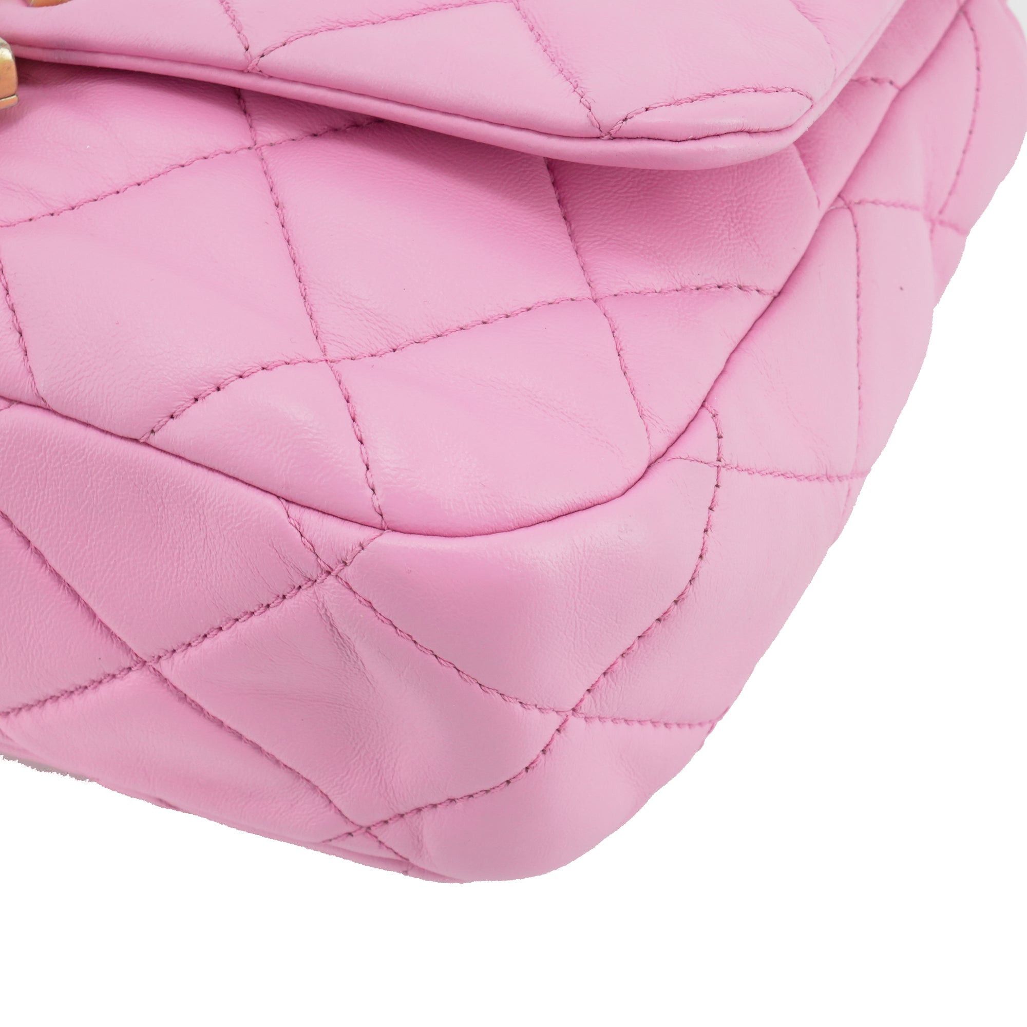 Chanel CHANEL - Limited Edition Chanel Pink Leather Shoulder Bag Size ONE SIZE - 7 Thumbnail