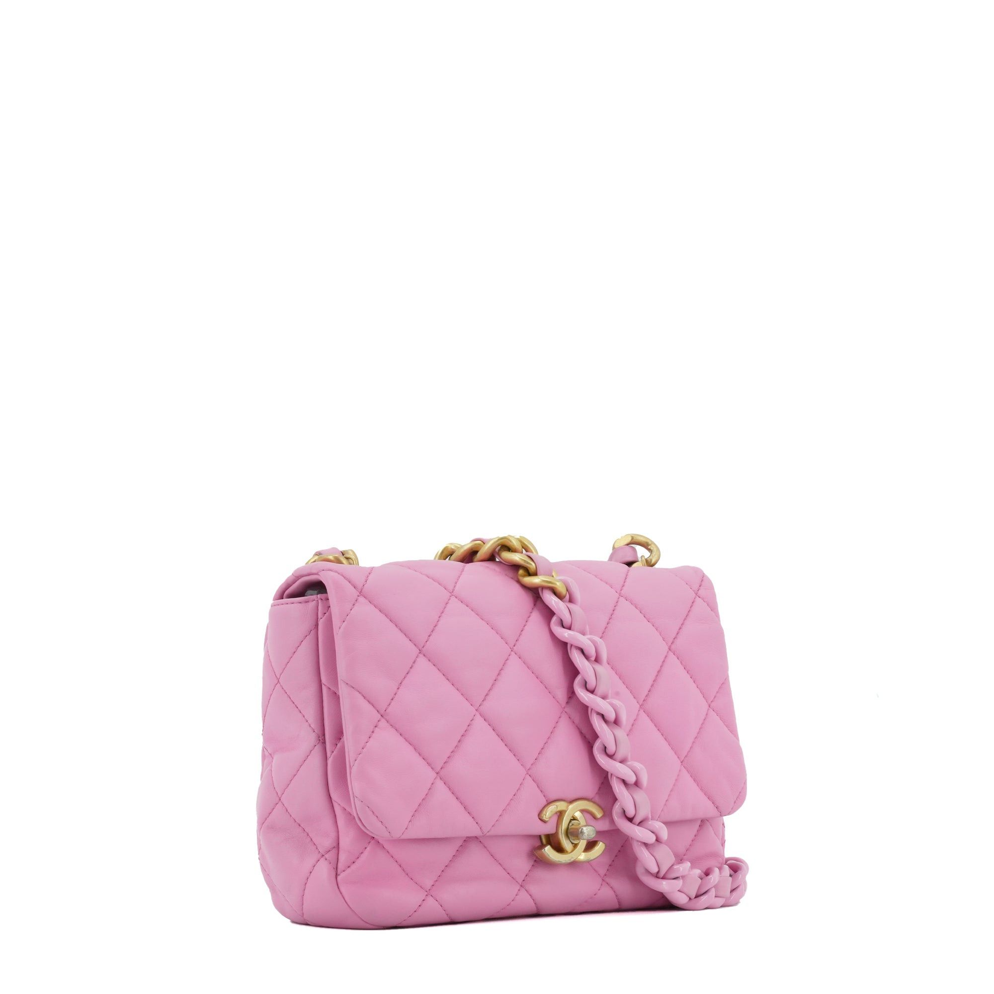 Chanel CHANEL - Limited Edition Chanel Pink Leather Shoulder Bag Size ONE SIZE - 2 Thumbnail