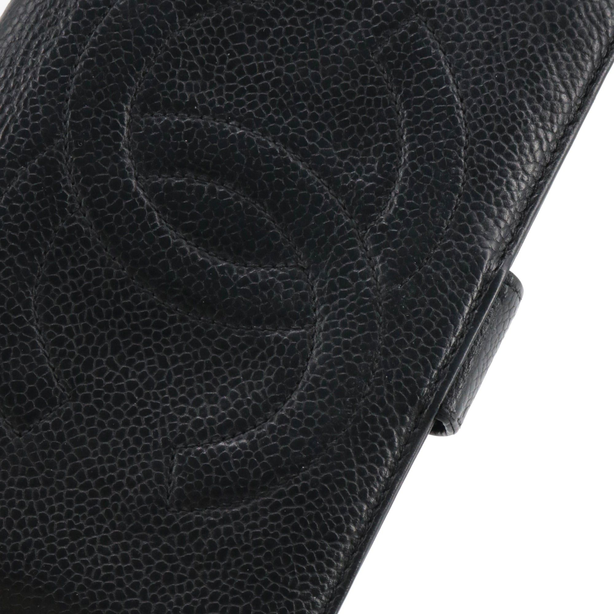 Chanel CHANEL - Chanel CC wallet in vintage black grained leather Size ONE SIZE - 5 Thumbnail