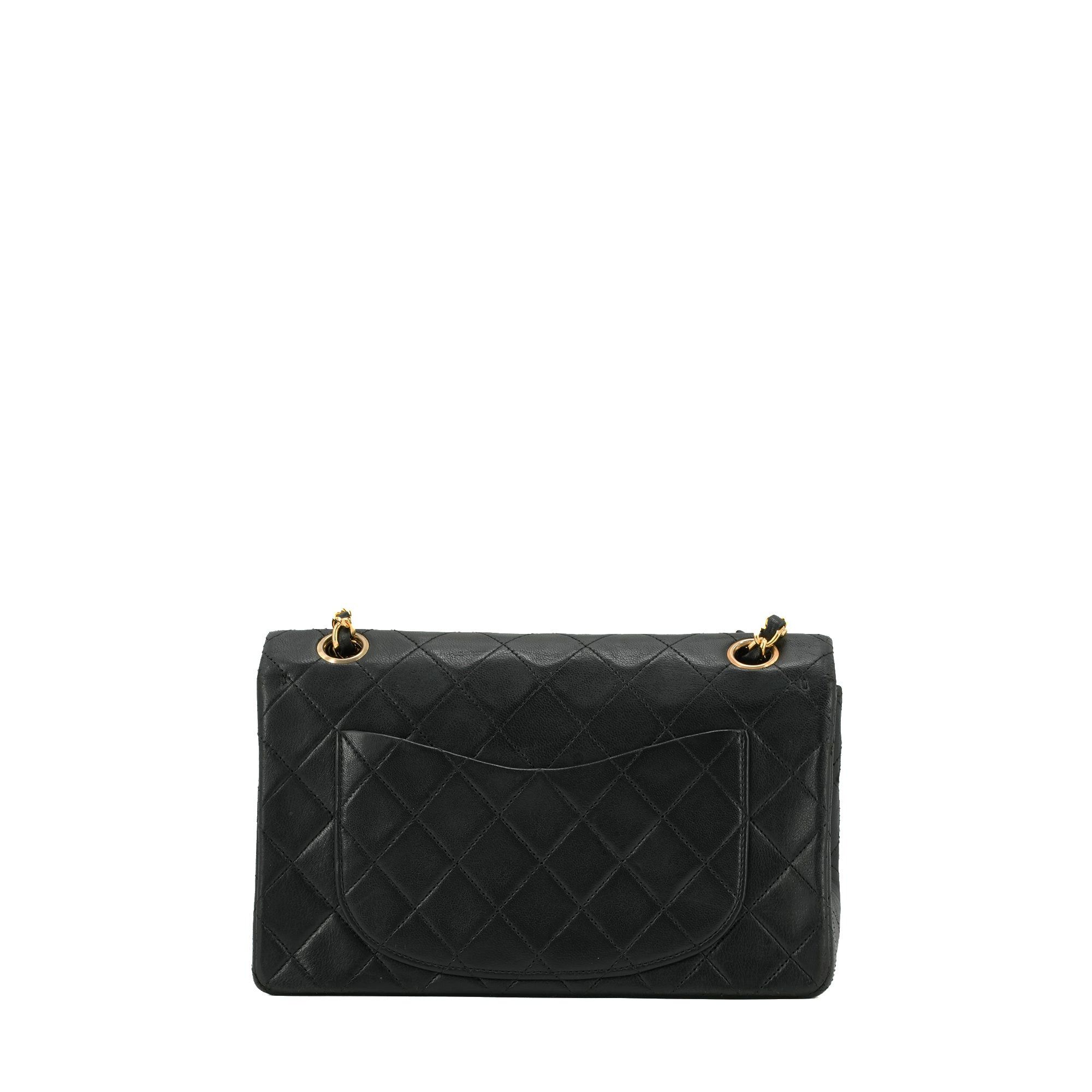 Chanel CHANEL - Chanel Classic/Timeless small handbag in vintage black quilted leather Size ONE SIZE - 3 Thumbnail