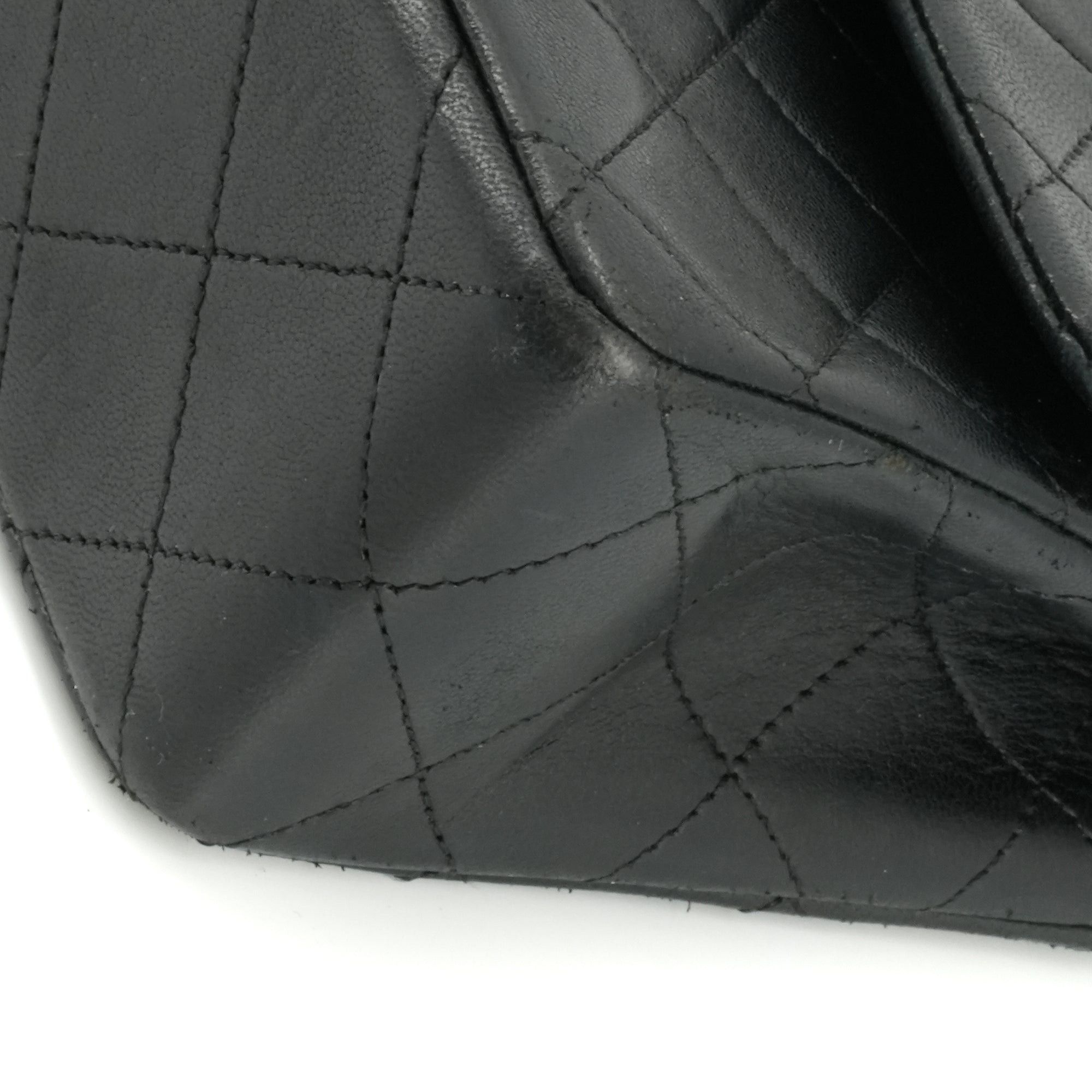 Chanel CHANEL - Chanel Classic/Timeless small handbag in vintage black quilted leather Size ONE SIZE - 9 Thumbnail