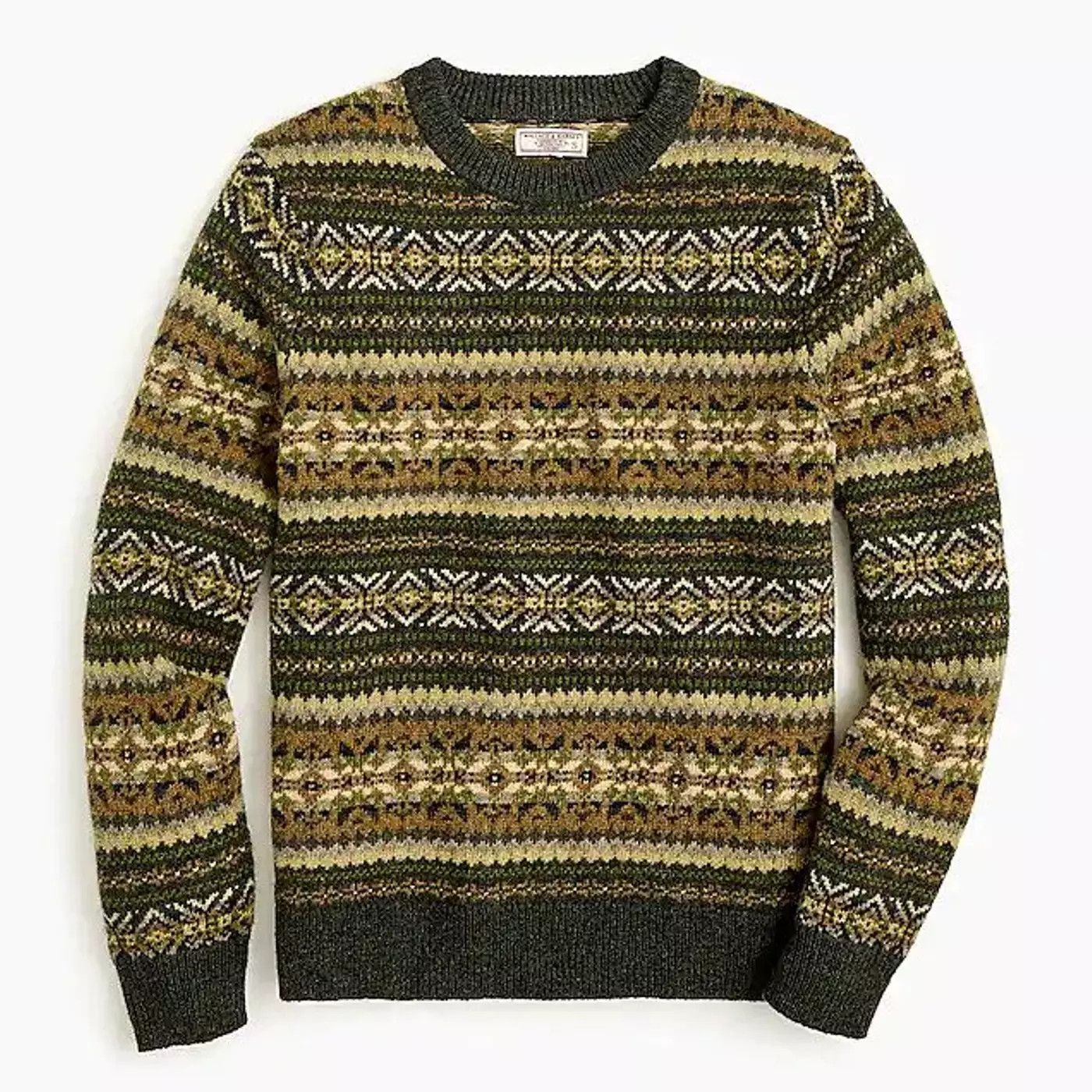 J.Crew Wallace & shops Barnes Fair Isle Sweater SZ M