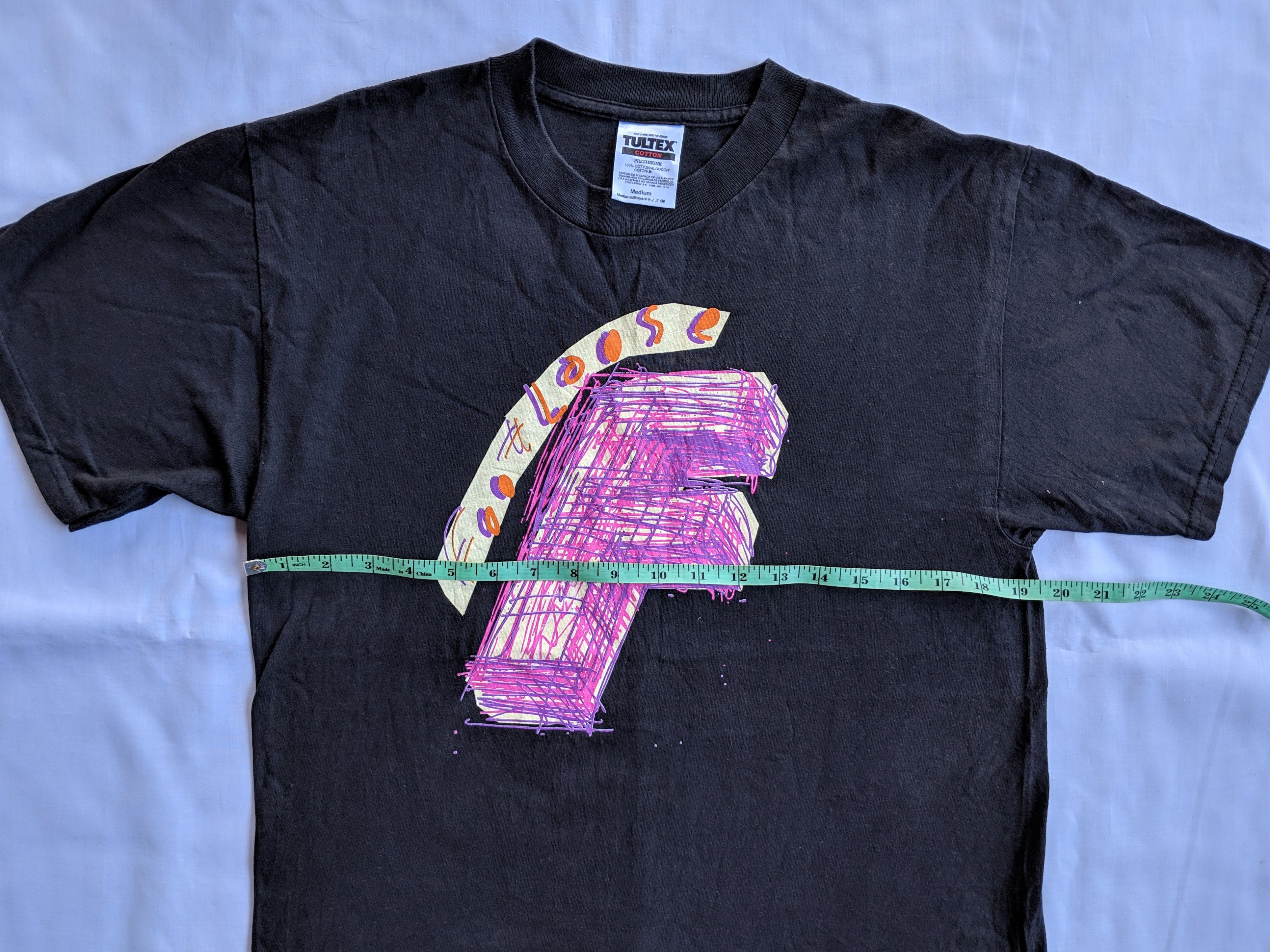 Band Tees × Vintage rare vintage 90s FOOTLOOSE graphic tee musical tour Size US M / EU 48-50 / 2 - 4 Thumbnail