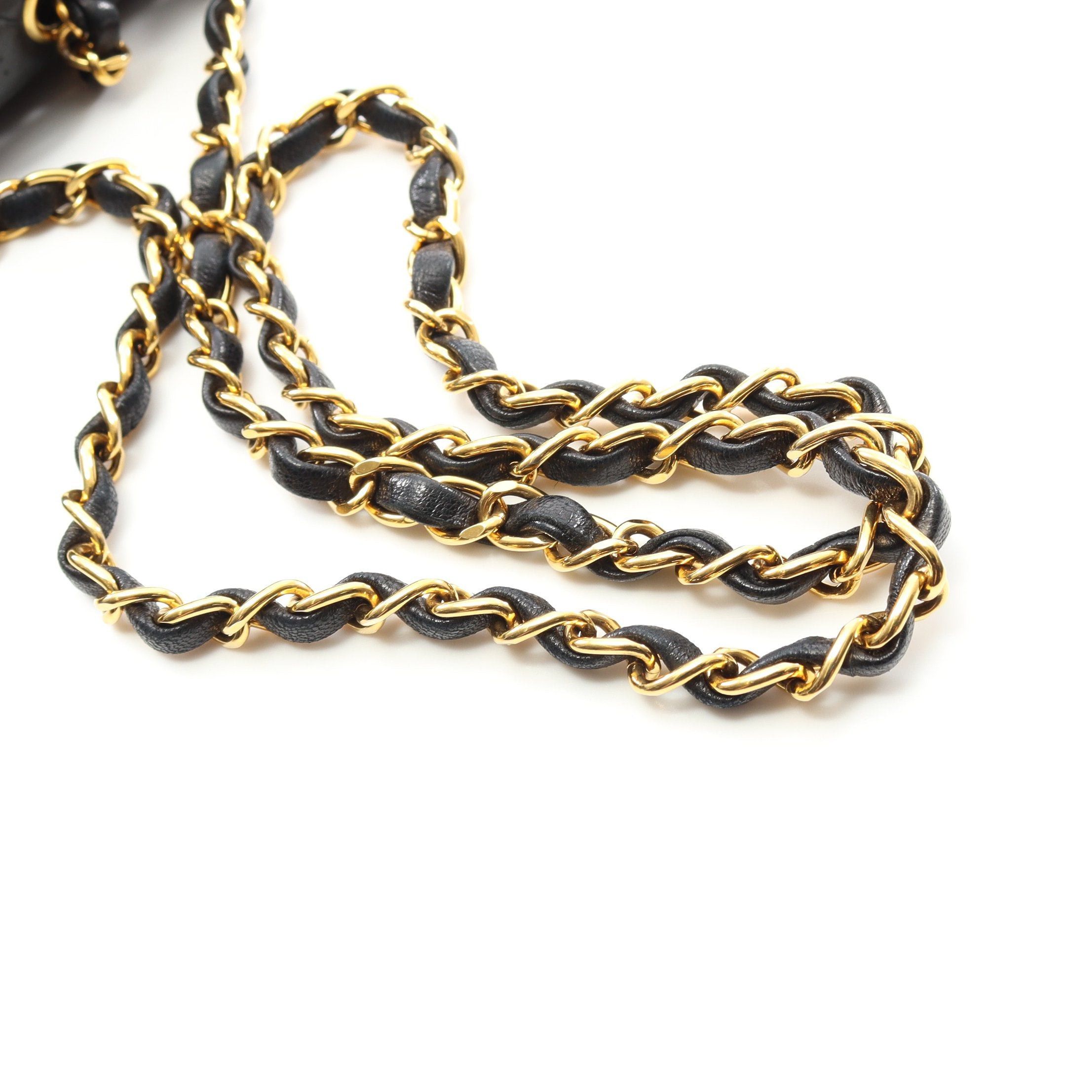 Chanel Chanel Matelasse Diana Flap Chain Shoulder Bag Lambskin Black Gold Hardware Size ONE SIZE - 12 Thumbnail