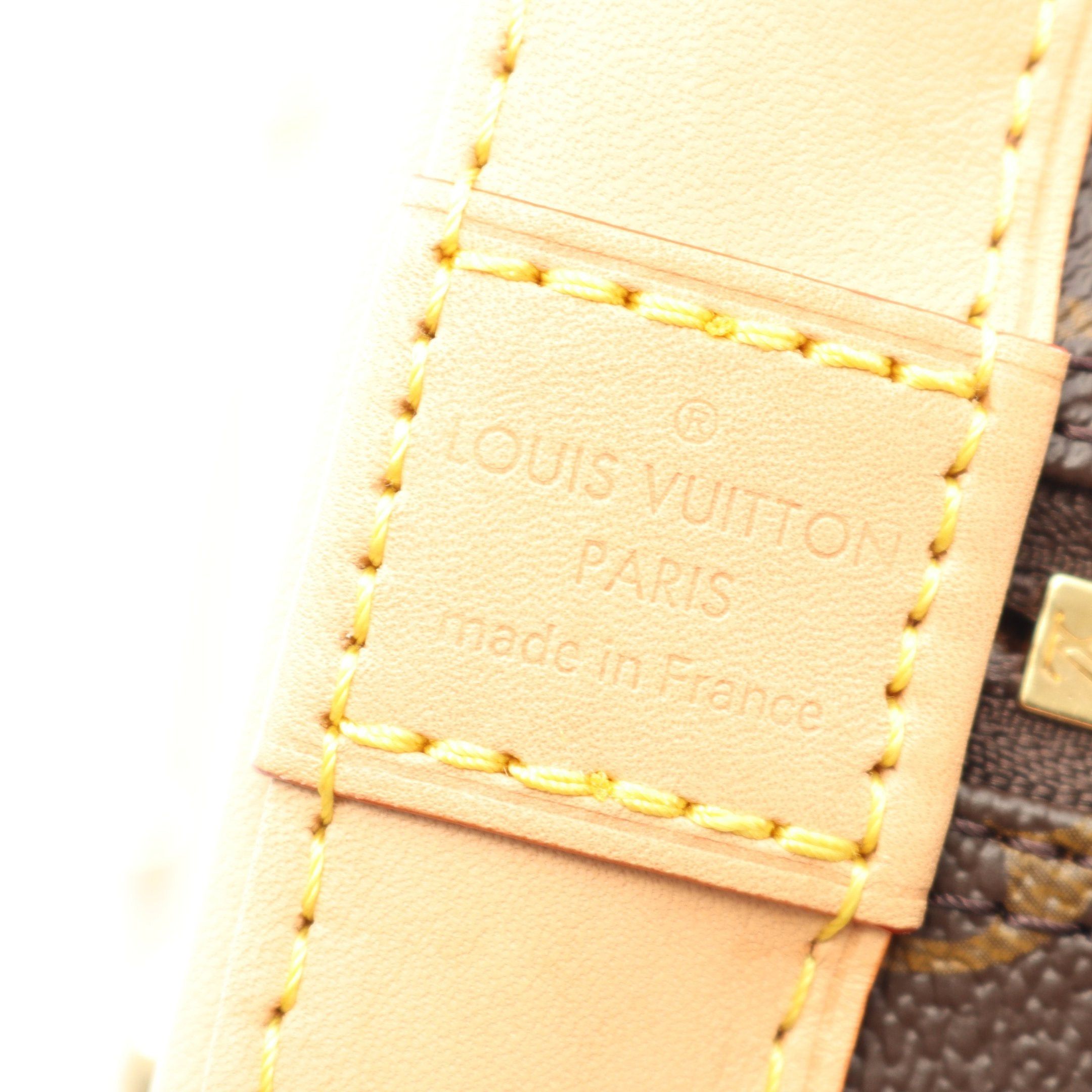 Louis Vuitton Louis Vuitton Alma Monogram Handbag Leather Brown Size ONE SIZE - 4 Thumbnail