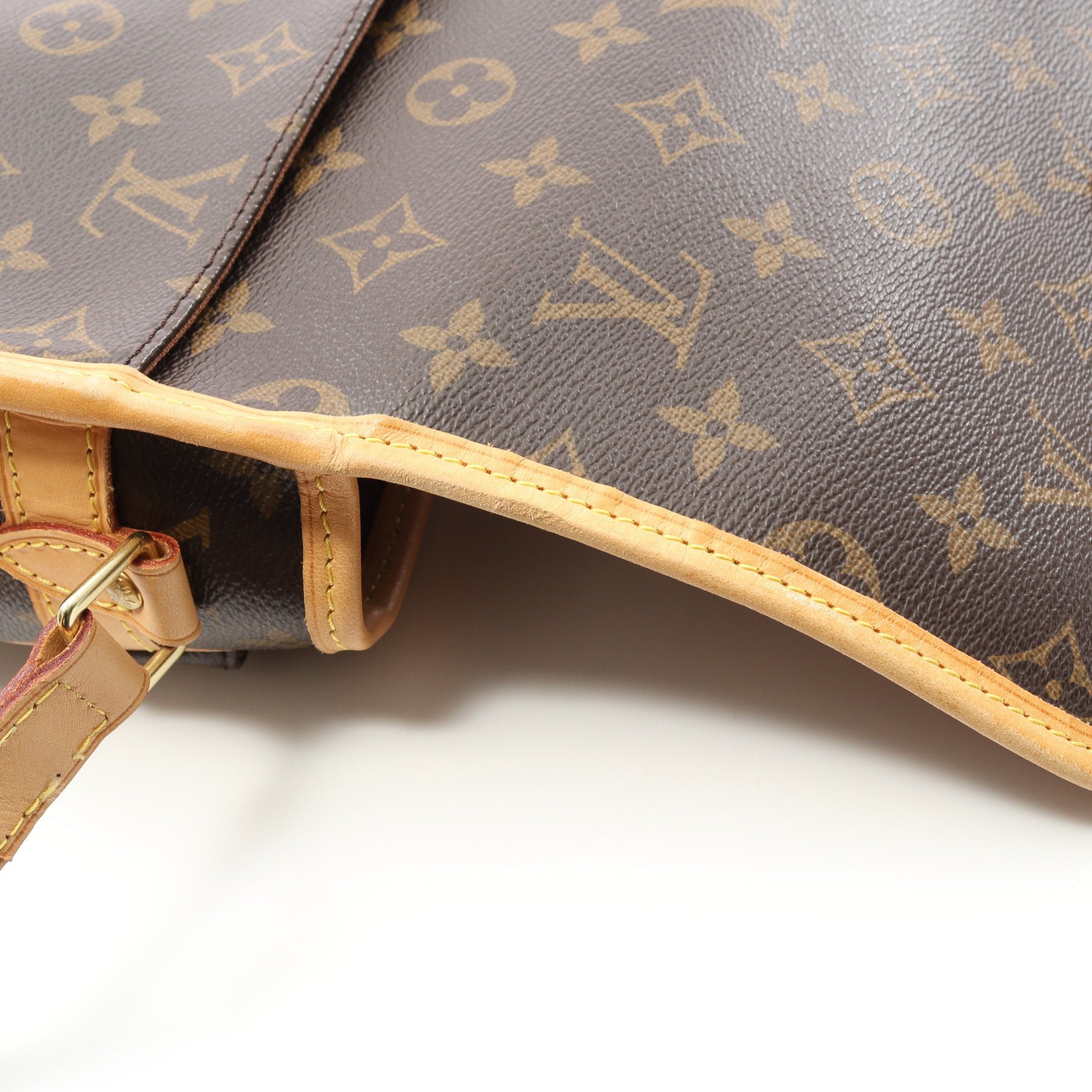 Louis Vuitton Louis Vuitton Sologne Monogram Shoulder Bag Leather Brown Size ONE SIZE - 9 Thumbnail