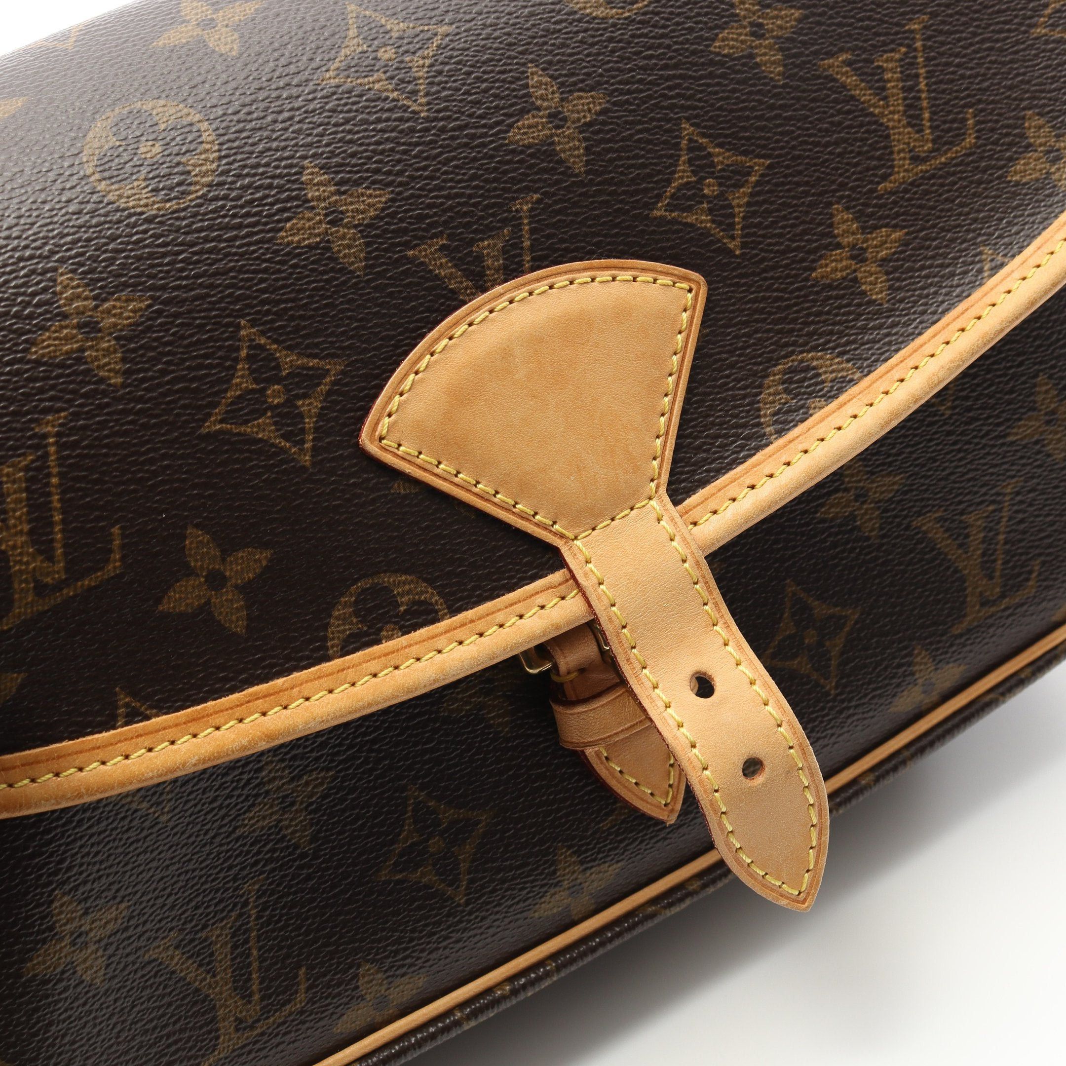 Louis Vuitton Louis Vuitton Sologne Monogram Shoulder Bag Leather Brown Size ONE SIZE - 8 Thumbnail