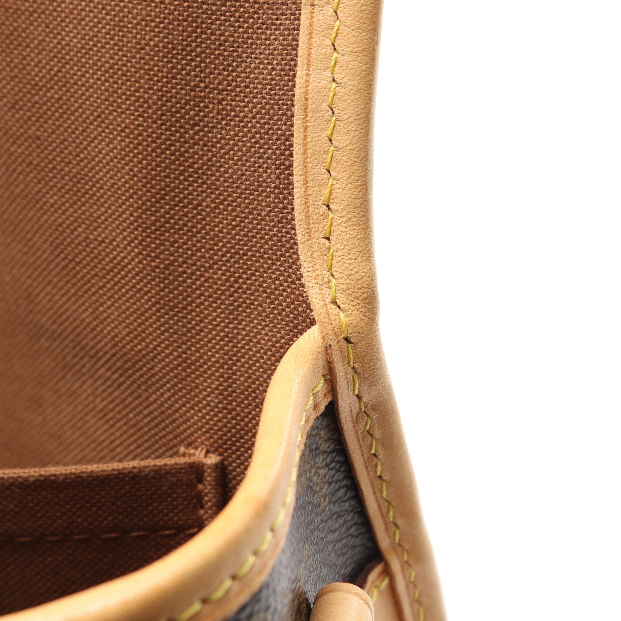 Louis Vuitton Louis Vuitton Sologne Monogram Shoulder Bag Leather Brown Size ONE SIZE - 6 Thumbnail