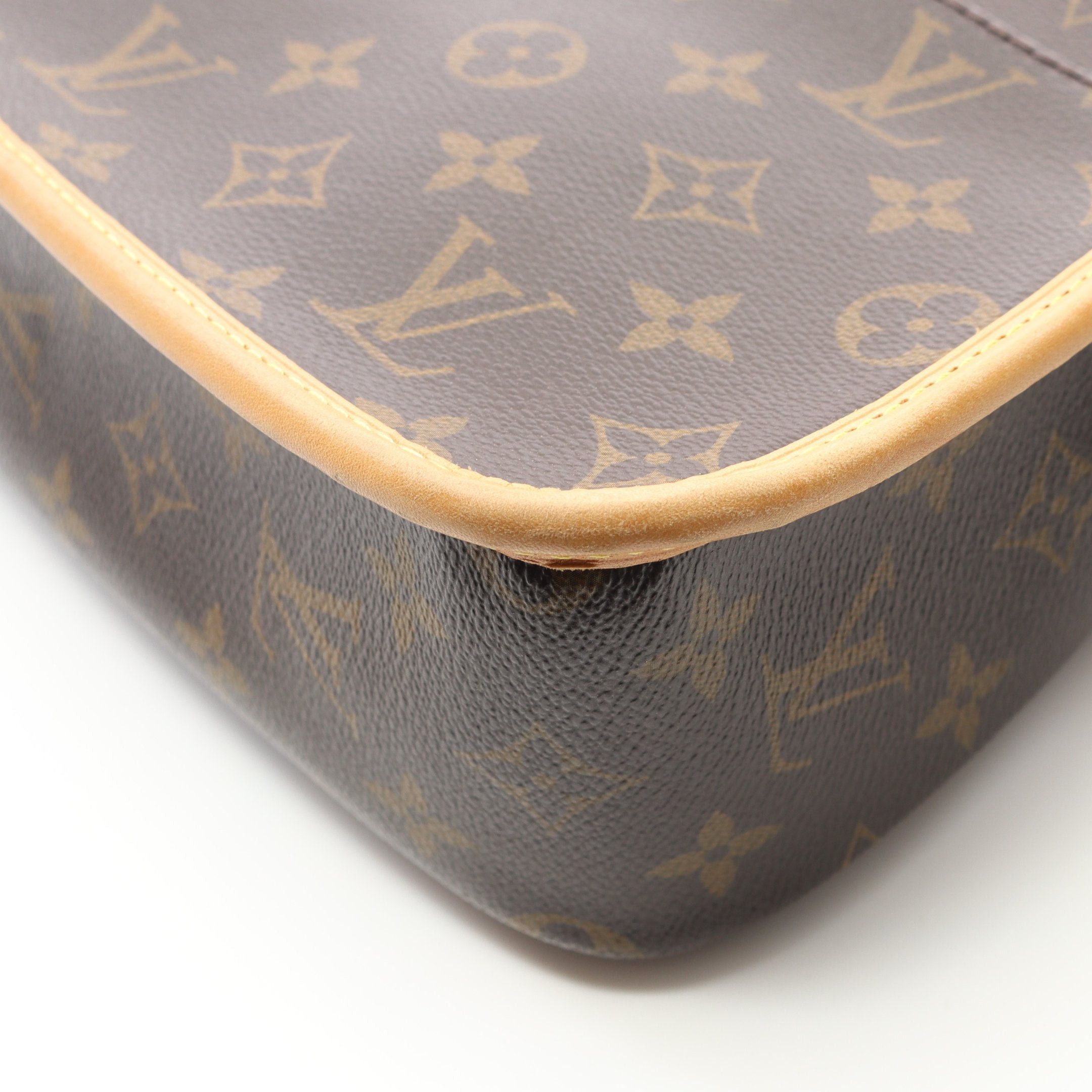 Louis Vuitton Louis Vuitton Sologne Monogram Shoulder Bag Leather Brown Size ONE SIZE - 7 Thumbnail