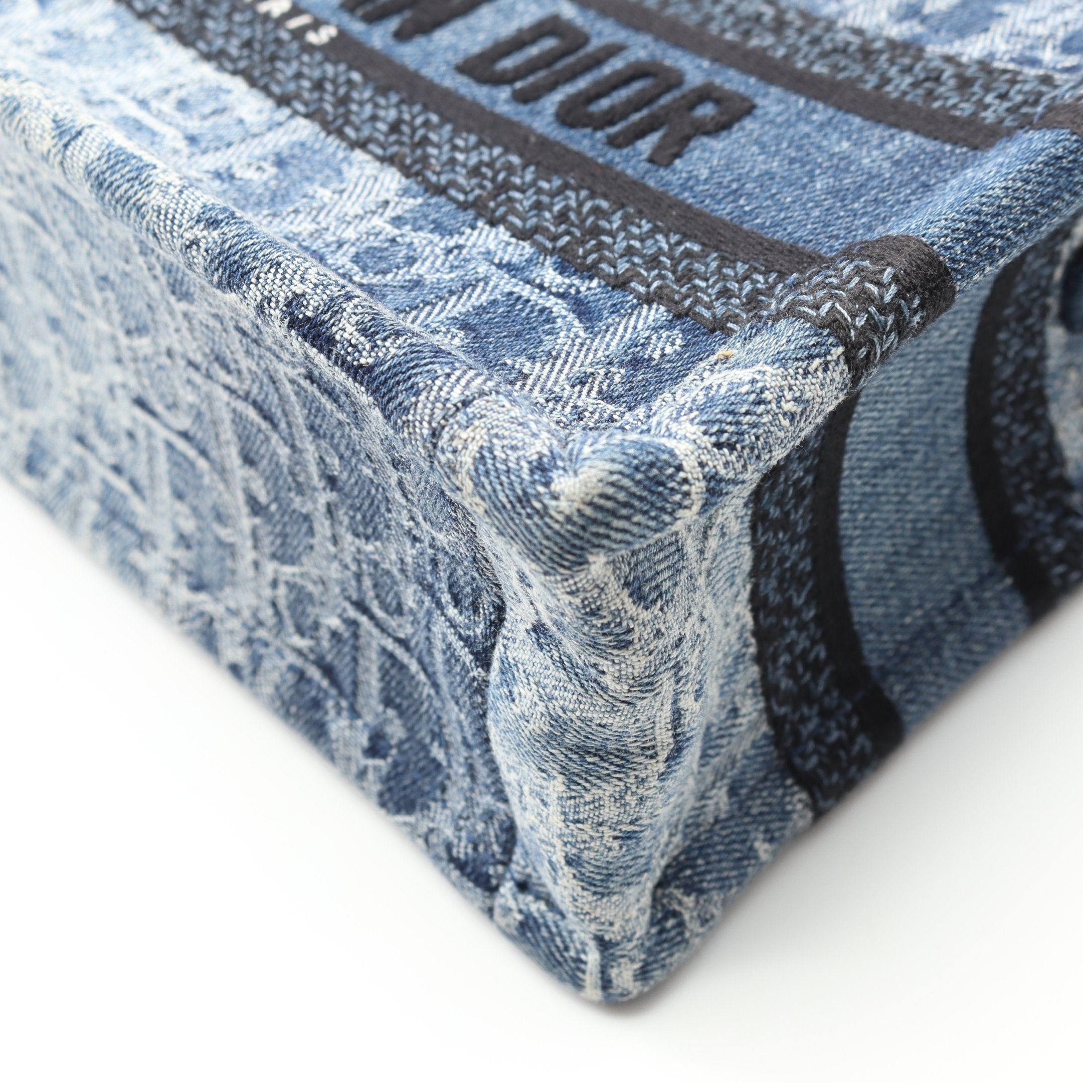 Dior Dior Book Tote Mini Handbag Denim Blue Size ONE SIZE - 6 Thumbnail